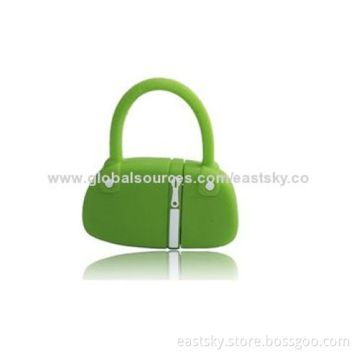 Custom Bag-shaped Thumb Flash Drive, Made of Soft PVC Material, OEM Orders are Welcome